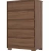 CÓMODA D738 5CAJONES ANDRIA HENN JEQUITIBA BRILLO