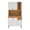 KIT COCINA 775 LAURA 6PUERTAS 1CAJÓN INDEKES FREIJO|OFF WHITE